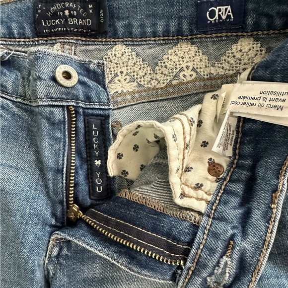 LUCKY BRAND  Orta Premium Sweet Crop Capri Jeans Size 0/25 - Picture 15 of 16